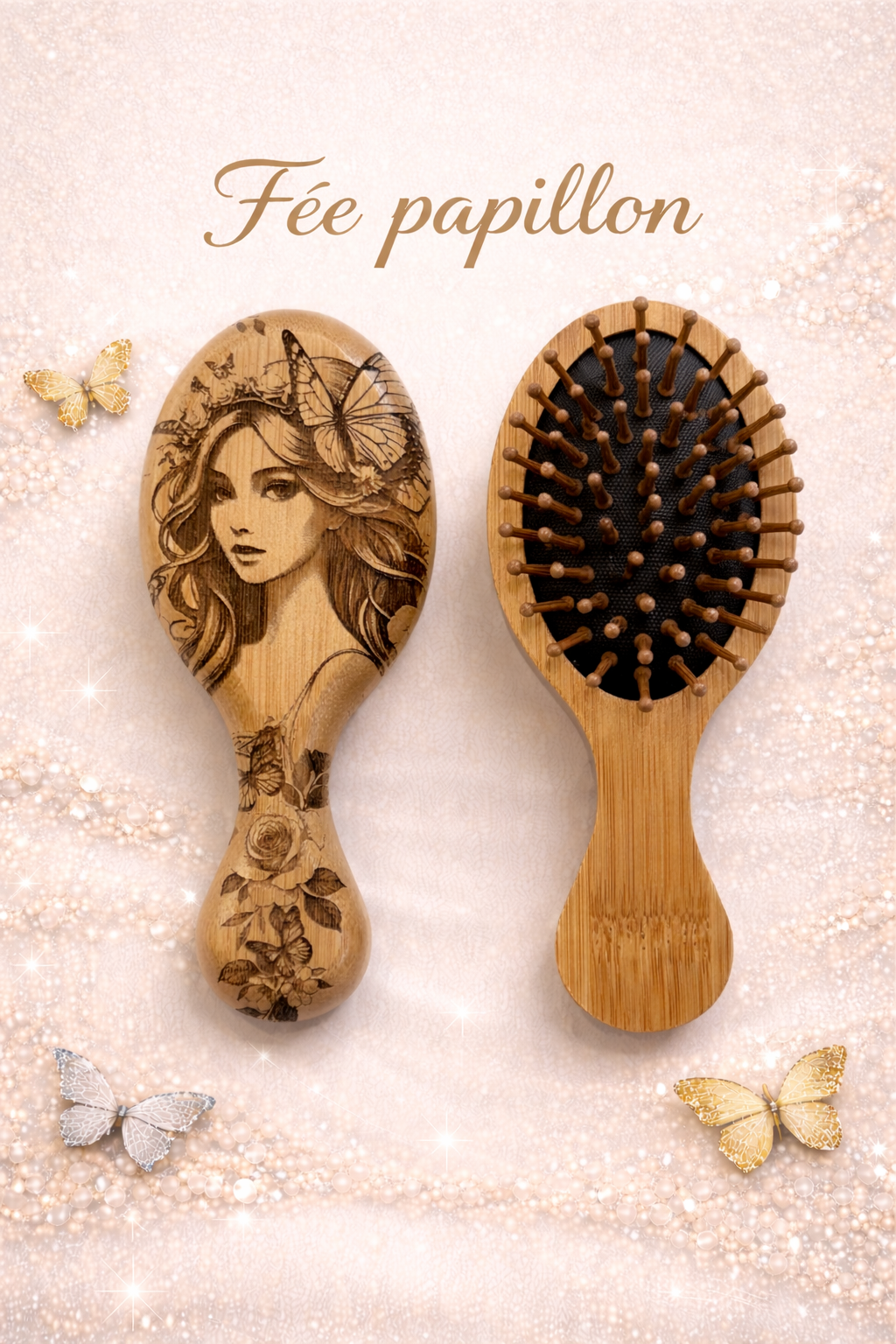 Petite Brosse Fée Papillon Lilylook