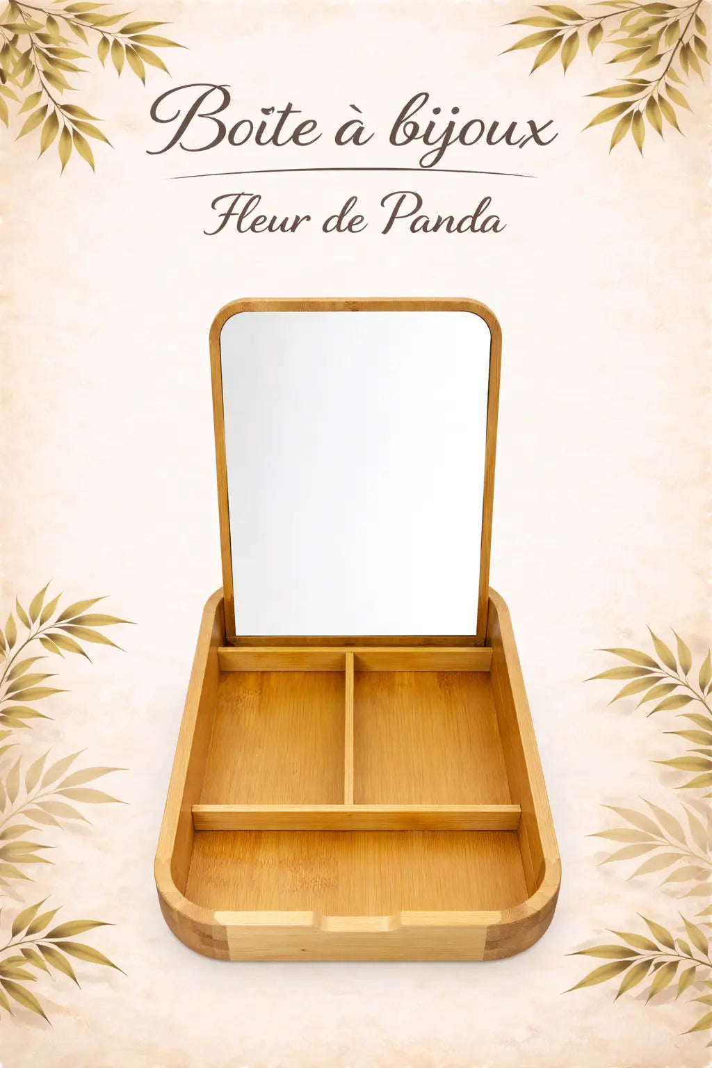 Boîte à bijoux Fleur de Panda Lilylook