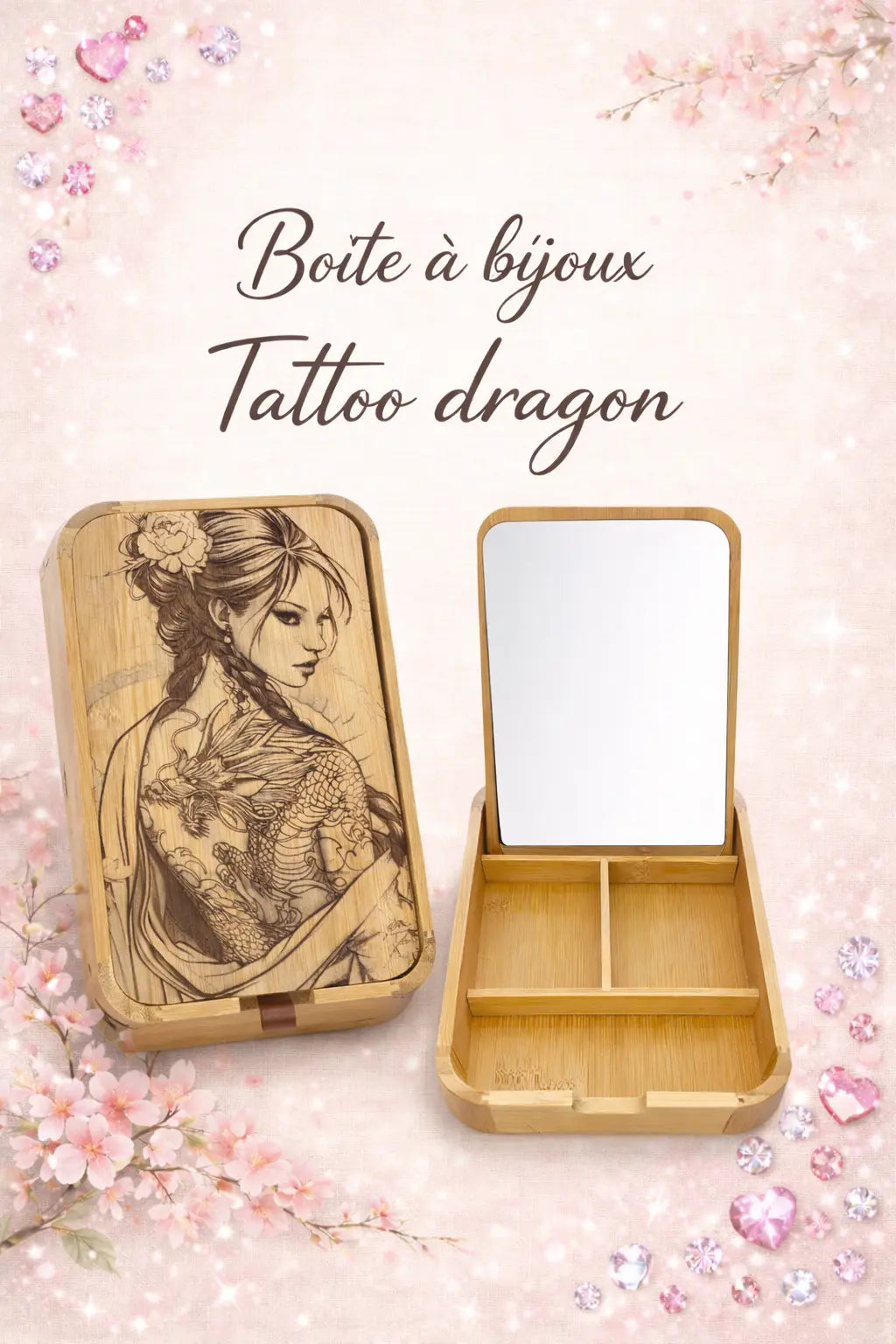 Boîte à Bijoux Tattoo Dragon Lilylook