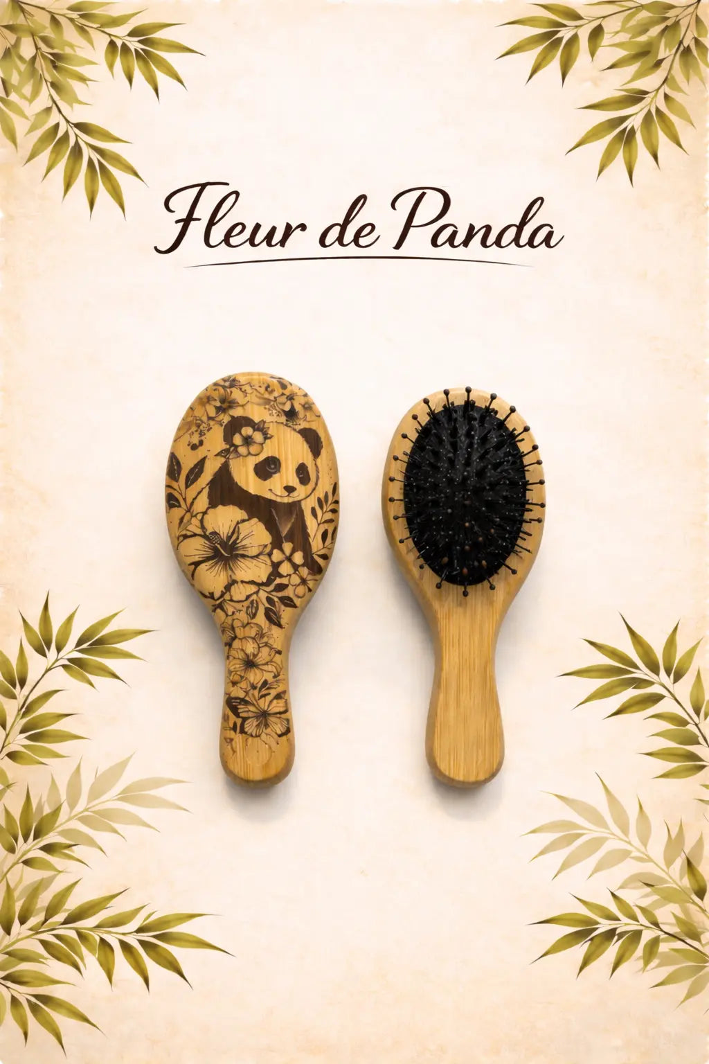 Petite Brosse Fleur de Panda Lilylook