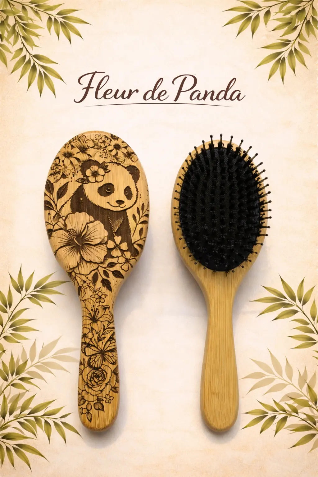 Grande Brosse Fleur de Panda Lilylook