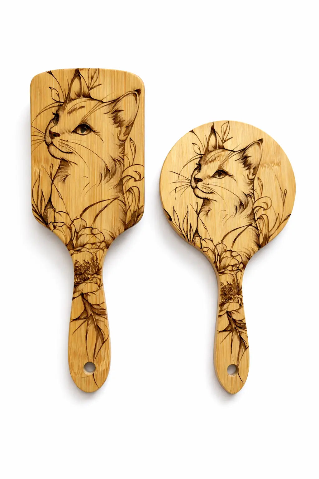 Duo Brosse & Miroir Miaou Lilylook