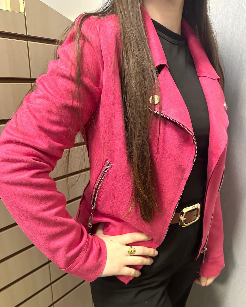 Veste Sofia rose fushia Lilylook