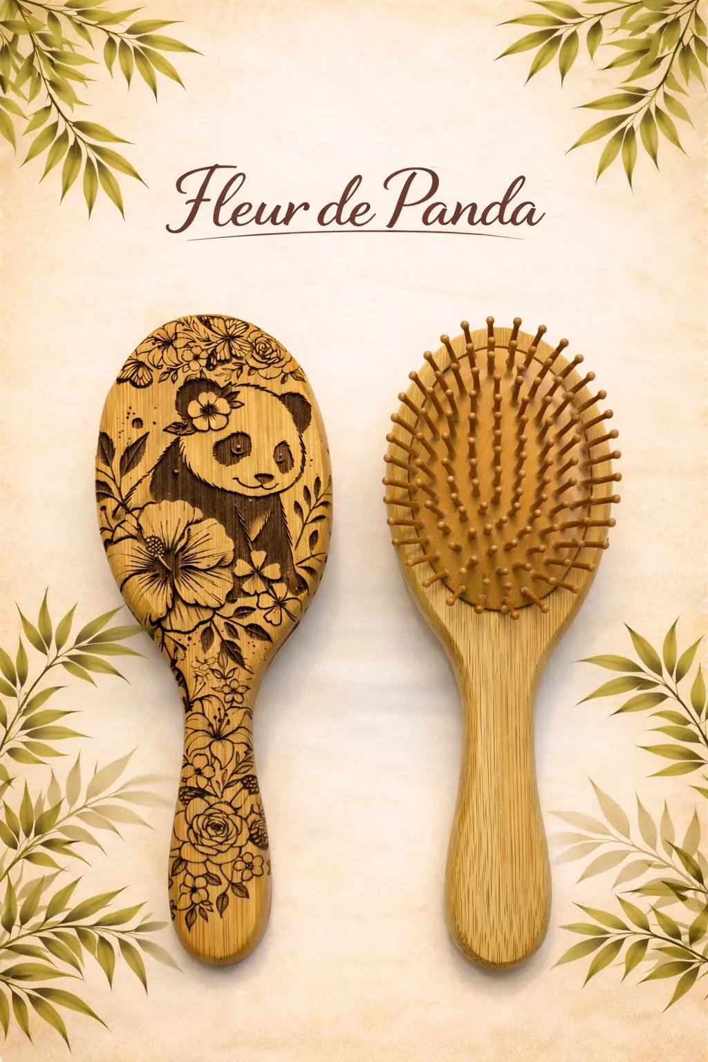 Grande Brosse Fleur de Panda Lilylook